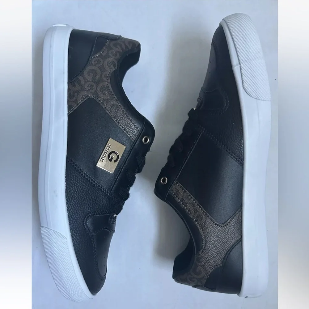 NWT G By Guess Los Angeles Shoes Sneaker Black/Gold/
Brown size: 10M - Picture 5 of 6